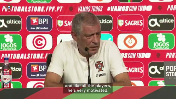 Fernando Santos: "Cristiano Ronaldo is very motivated"